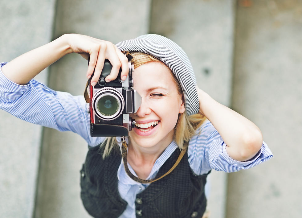 Girl Taking a Photo